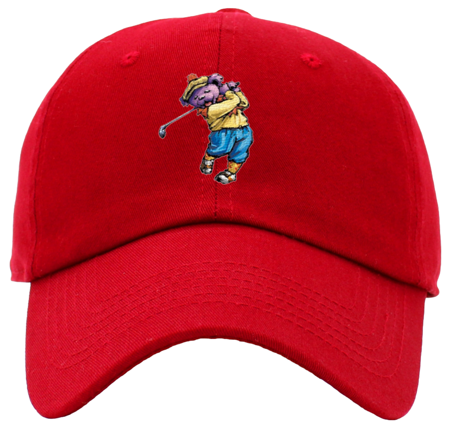 Dancing Bear Golfing Low Profile Baseball Hats