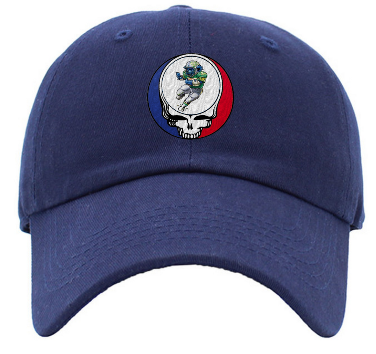 Dancing Bear Playing Football Steal Your Face Low Profile Baseball Hats