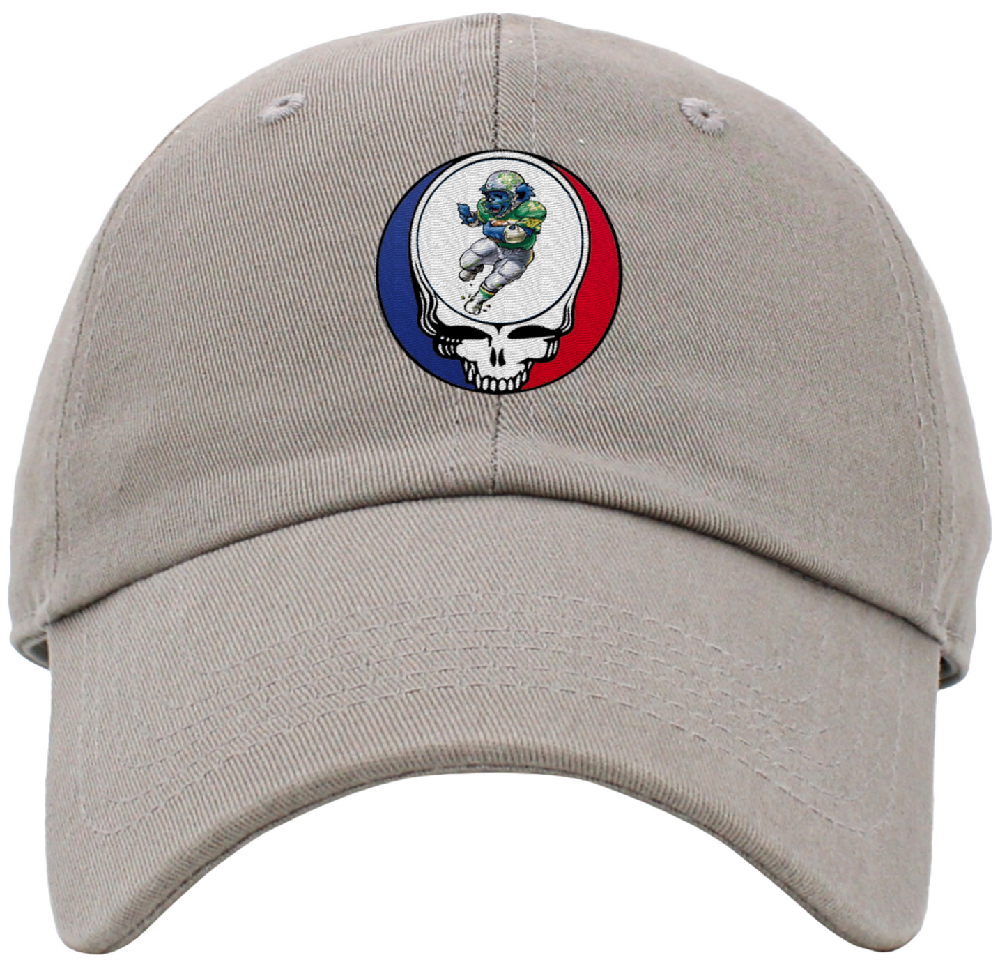 Dancing Bear Playing Football Steal Your Face Low Profile Baseball Hats