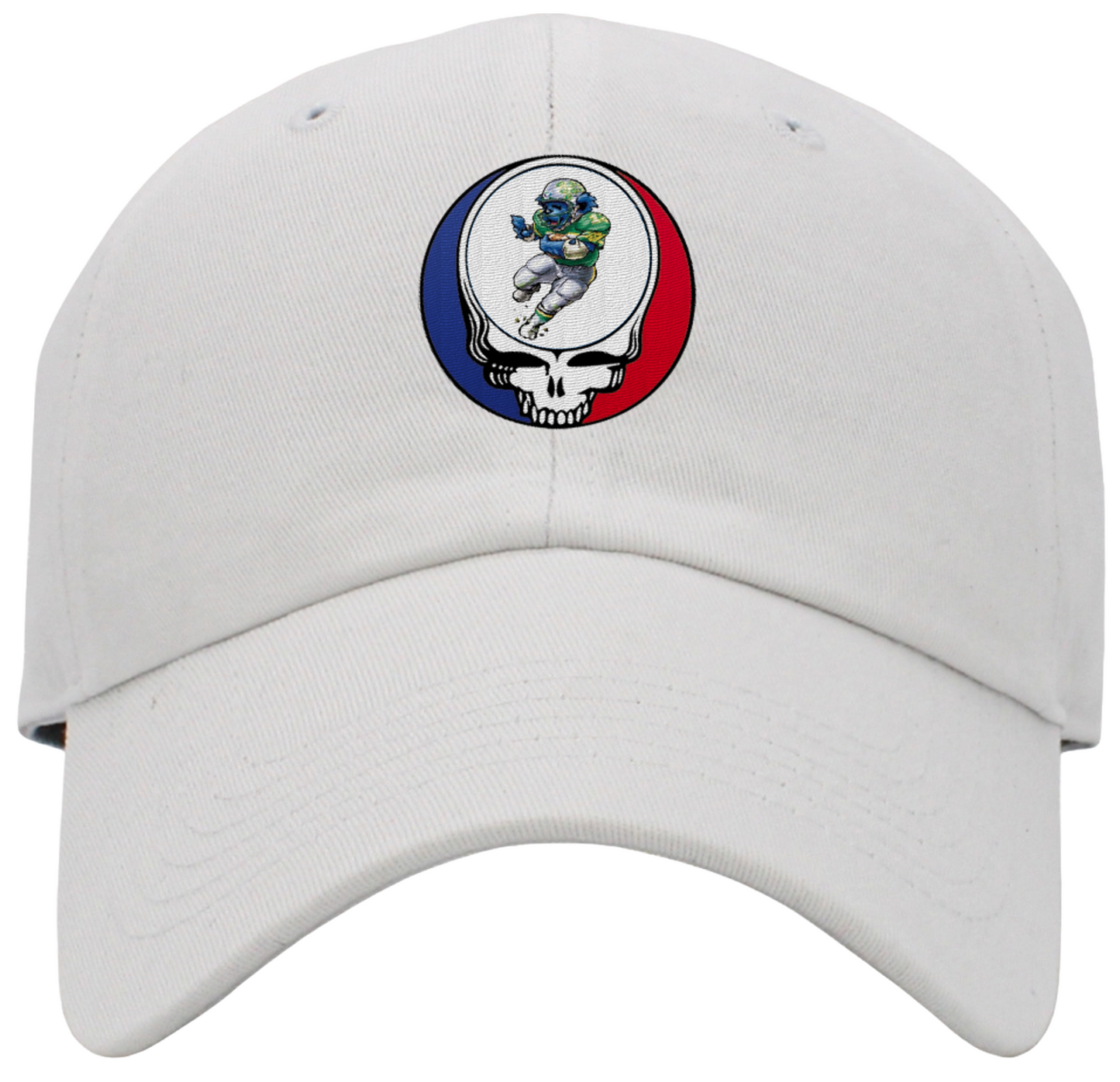 Dancing Bear Playing Football Steal Your Face Low Profile Baseball Hats