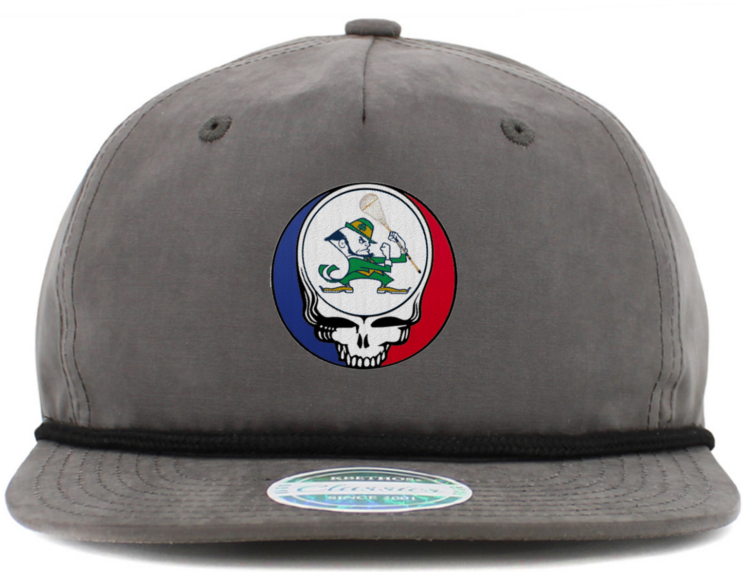 Leprechaun Lacrosse Steal Your Face Baseball Hats (5-Panel Brim Rope)