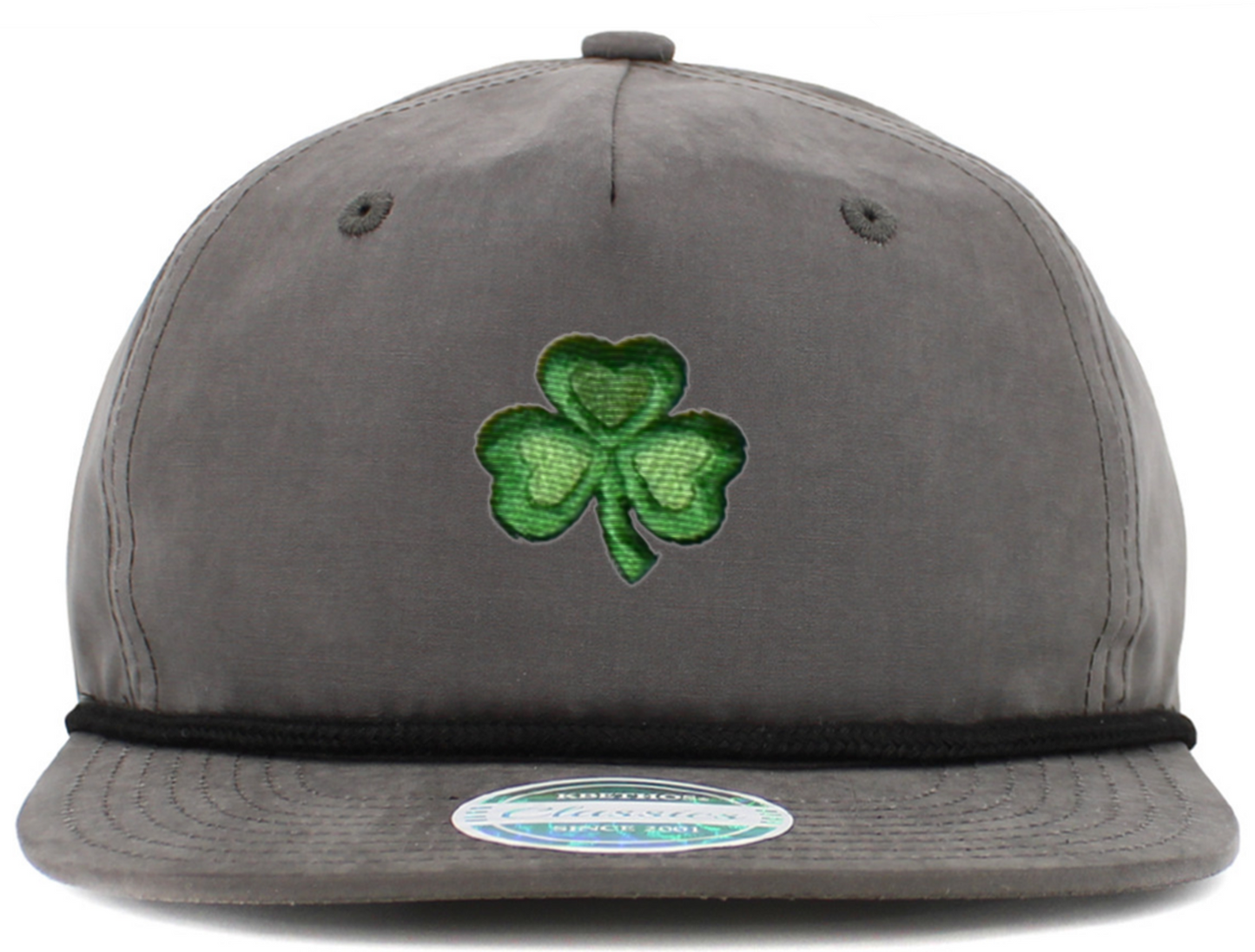 Irish Shamrock Baseball Hats (5-Panel Brim Rope)