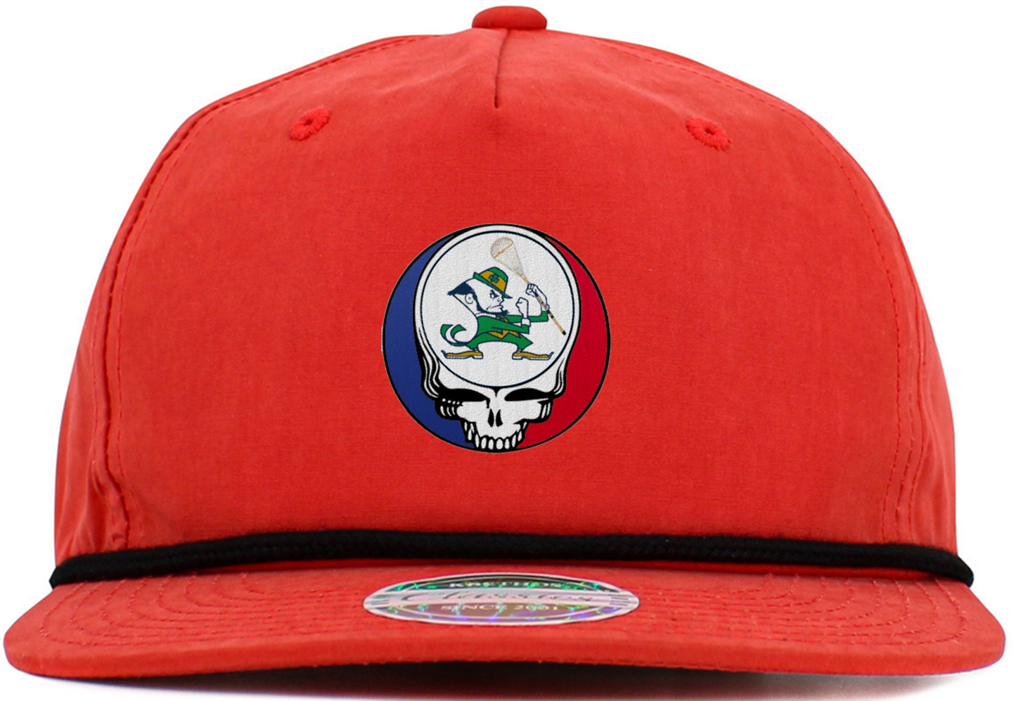 Leprechaun Lacrosse Steal Your Face Baseball Hats (5-Panel Brim Rope)
