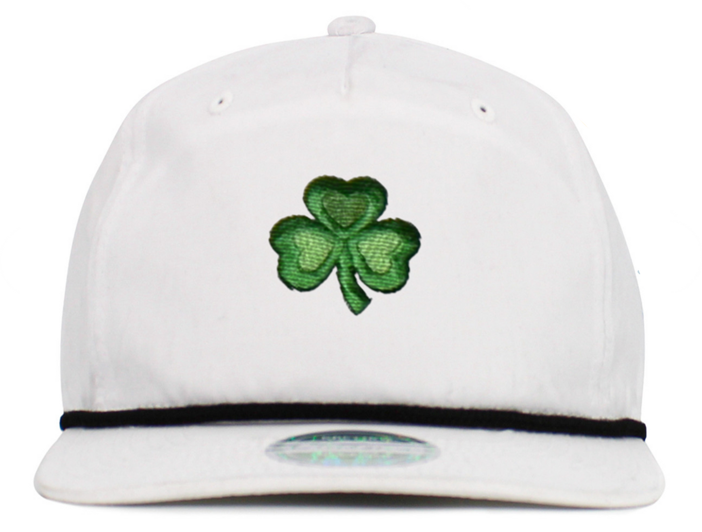 Irish Shamrock Baseball Hats (5-Panel Brim Rope)