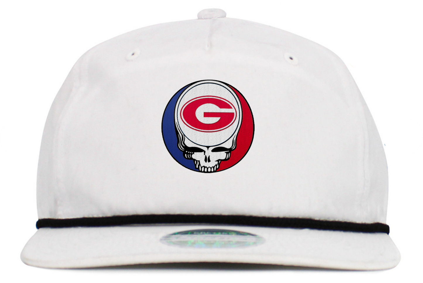 Georgia U Steal Your Face Baseball Hats (5-Panel Brim Rope)