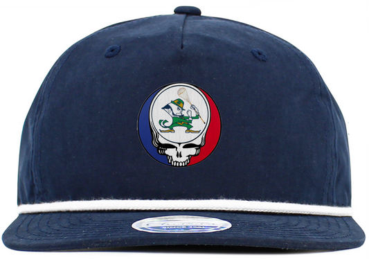 Leprechaun Lacrosse Steal Your Face Baseball Hats (5-Panel Brim Rope)