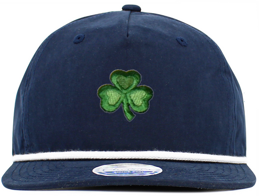 Irish Shamrock Baseball Hats (5-Panel Brim Rope)