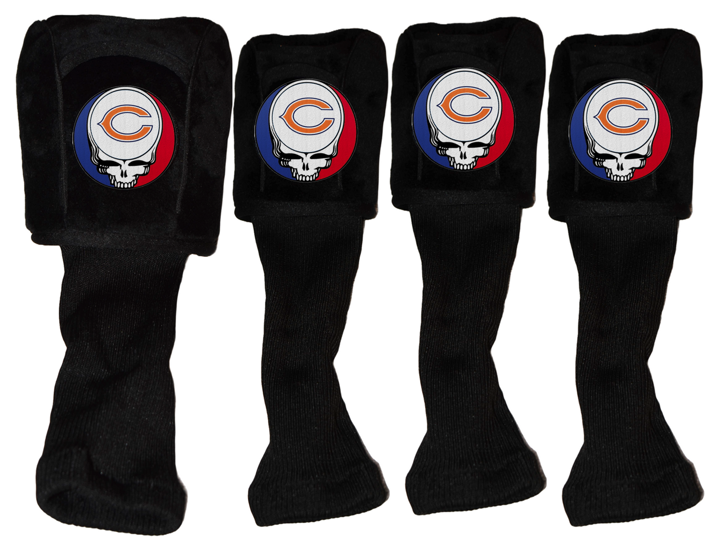 Chicago Football Steal Your Face Golf Head Covers Selection