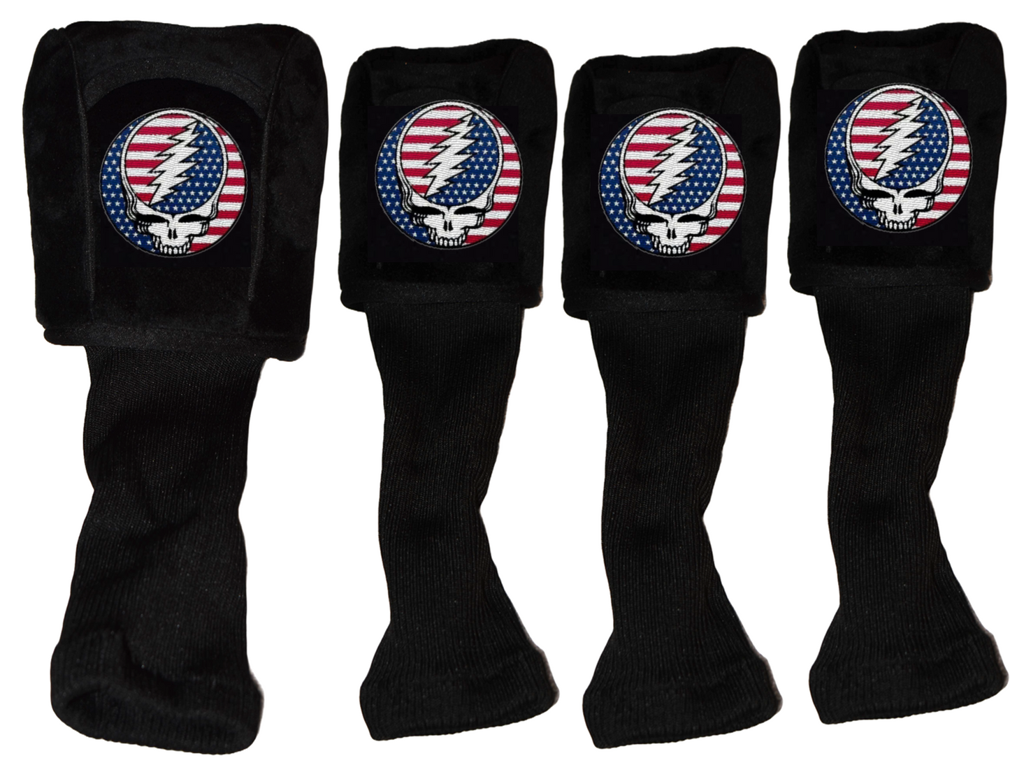 American Flag Steal Your Face Golf Head Covers Selection