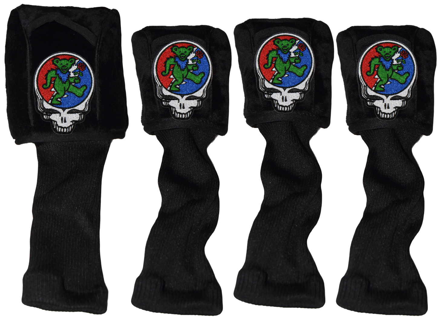 Dancing Bear Holding Rose Steal Your Face Golf Head Covers Selection
