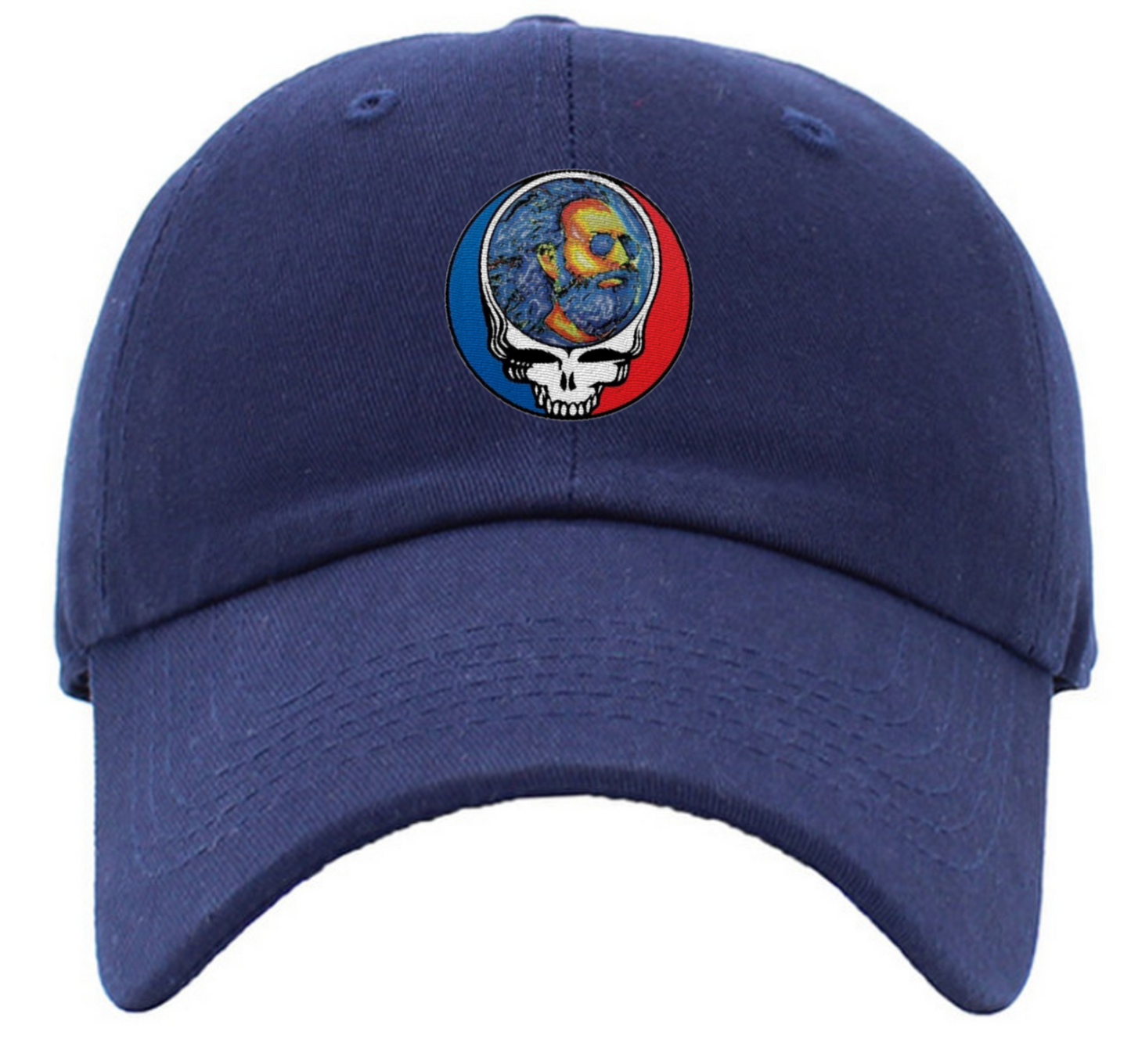 Jerry Garcia Fluid Steal Your Face Low Profile Baseball Hats