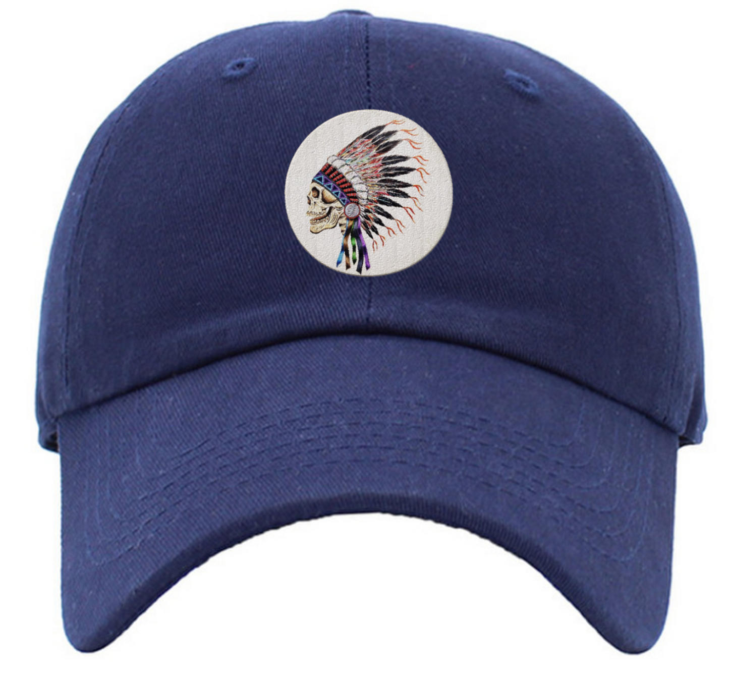 Indian Skull Deadhead Low Profile Baseball Hats