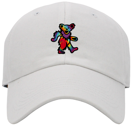 Dancing Bear Tie Dye Baseball Hat