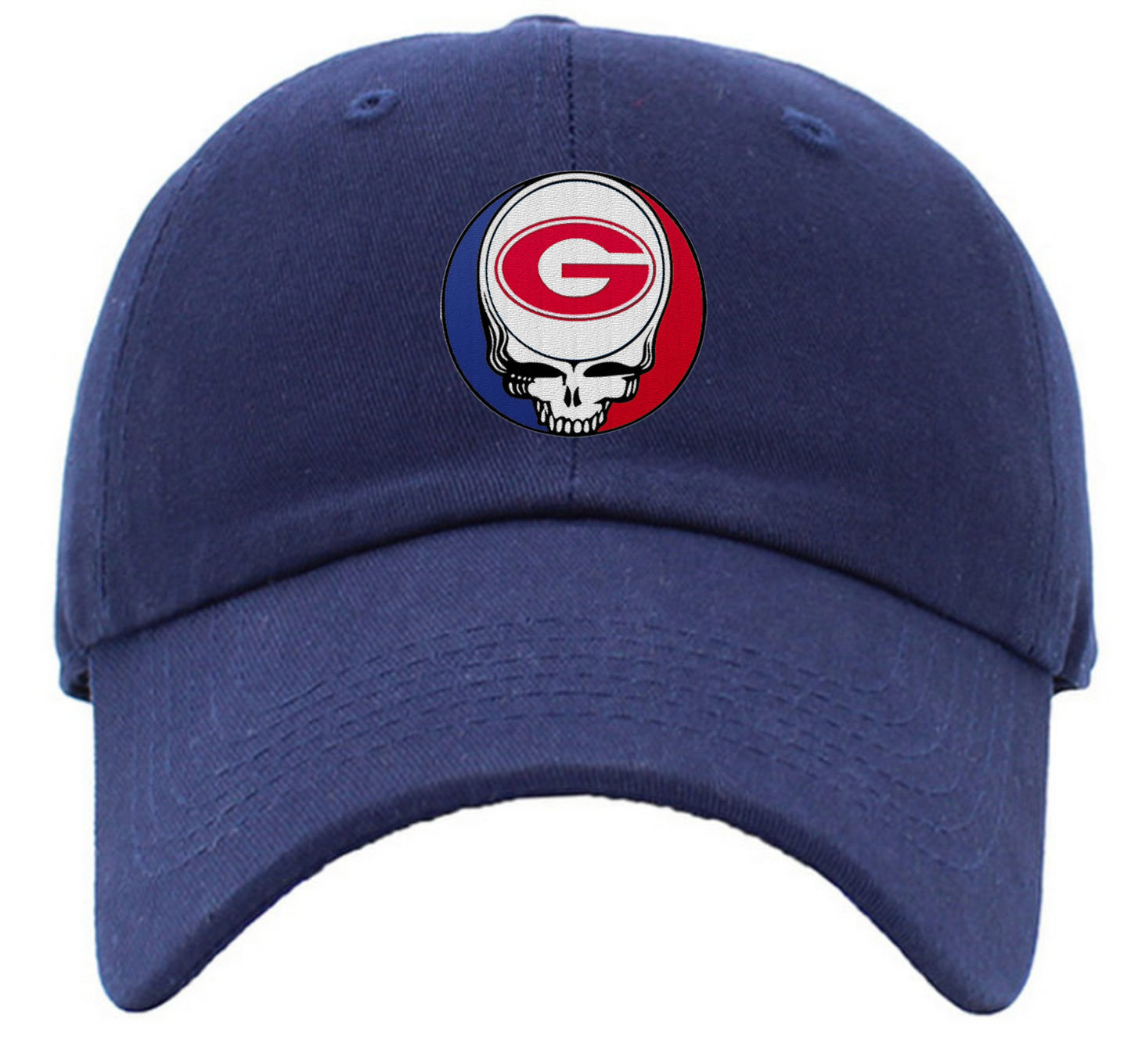 Georgia U Steal Your Face Low Profile Baseball Hats