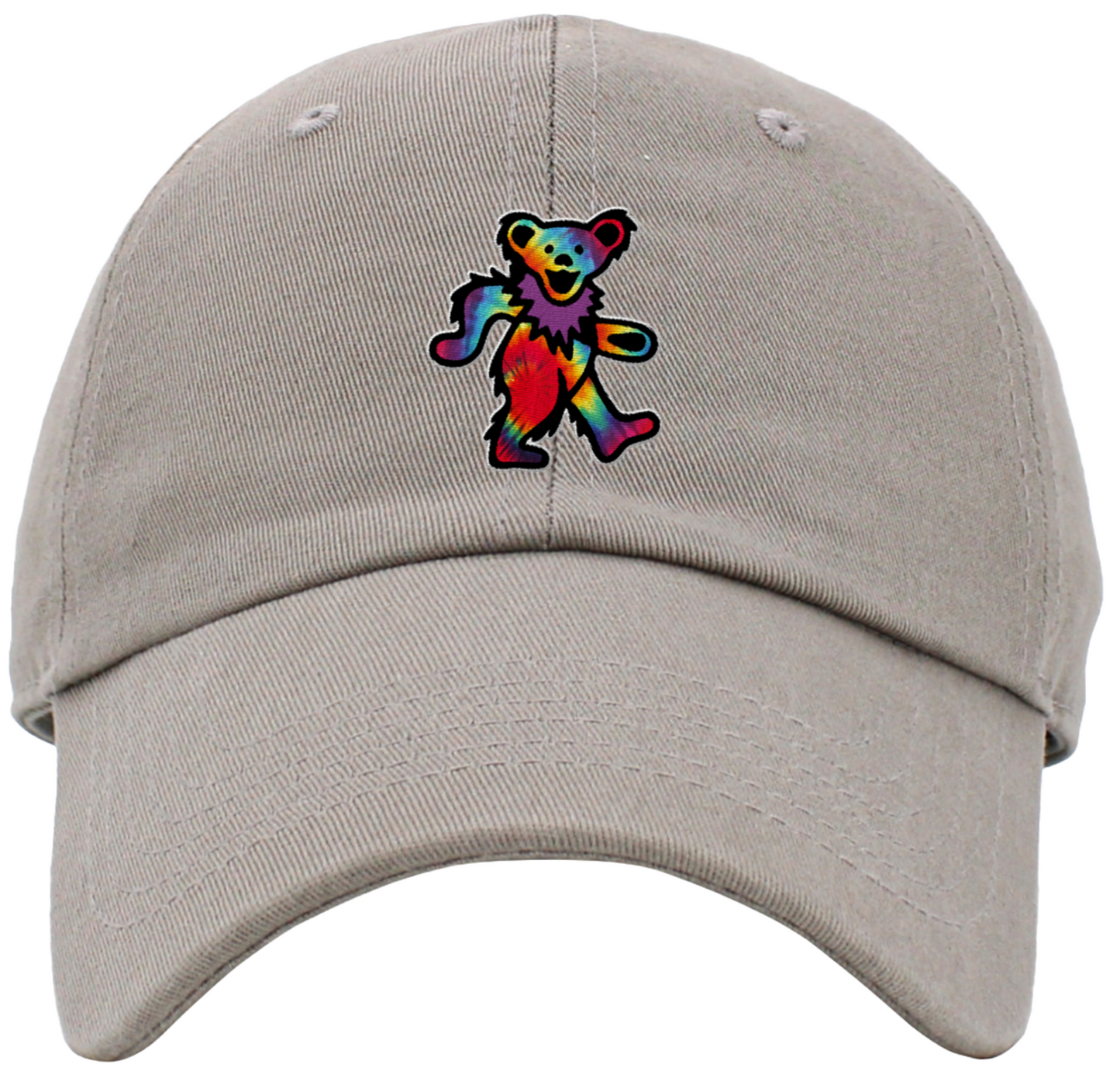 Dancing Bear Tie Dye Low Profile Baseball Hats