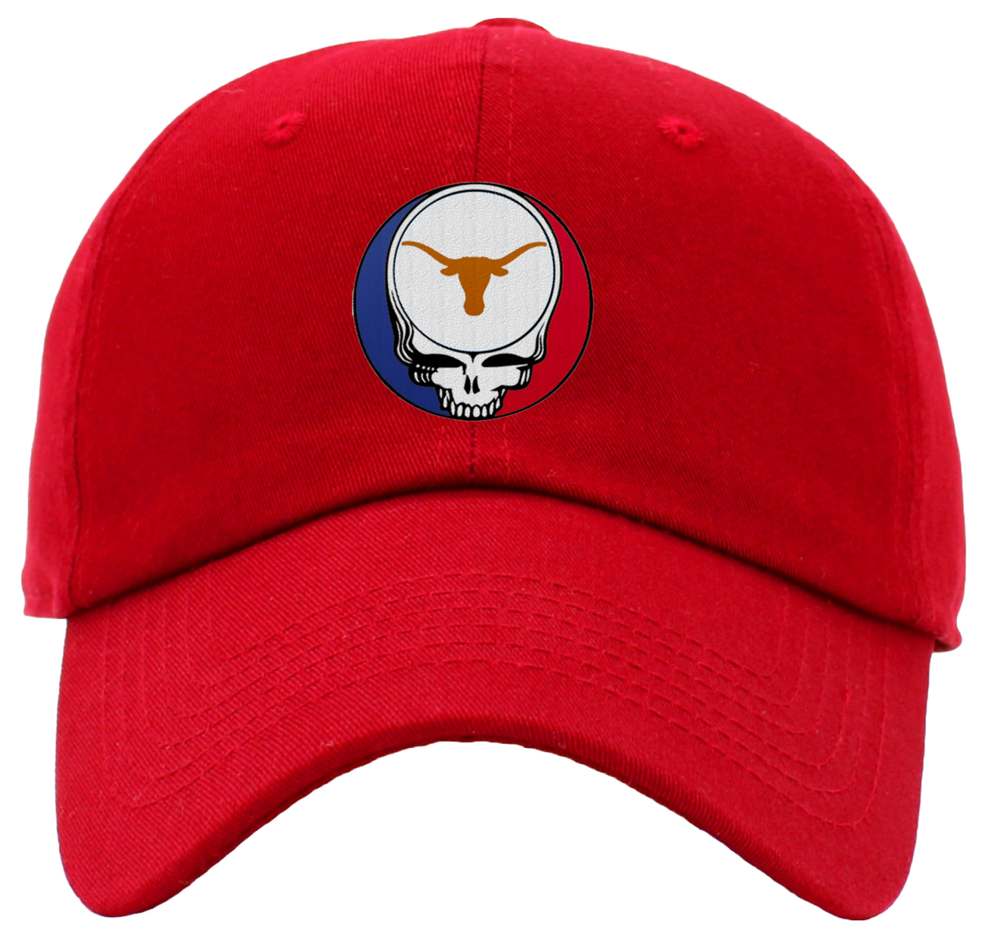 Texas U Steal Your Face Low Profile Baseball Hats