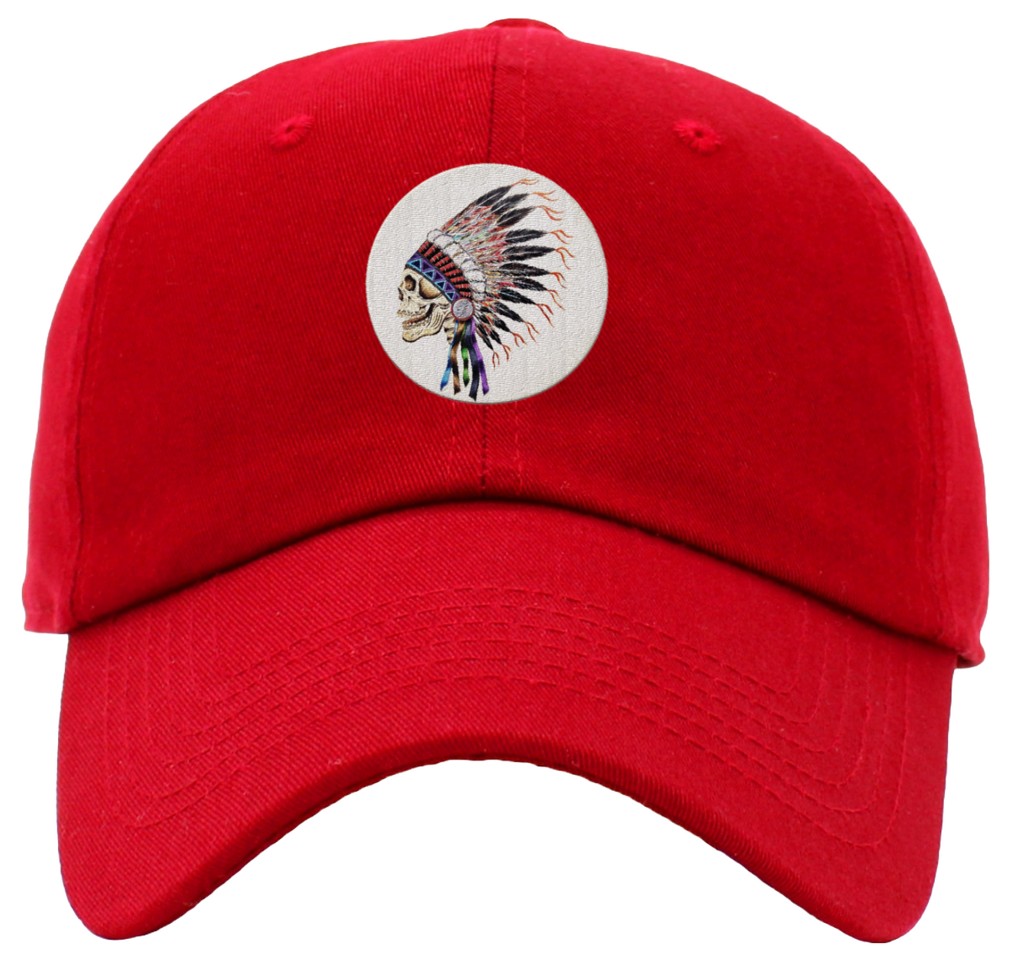Indian Skull Deadhead Low Profile Baseball Hats